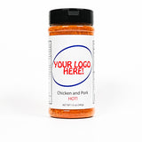 Chicken and Pork Rub Hot - Black Lid