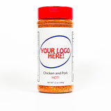 Chicken and Pork Rub Hot - Red Lid